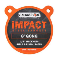 Champion - AR500 3/8" Steel Gong 8" Round
