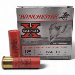 WINCHESTER - XPERT STEEL SHOT 12GA 3" 1-1/8 #4 1550FPS 25rds.
