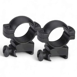 Traditions - Muzzleloader Aluminum Scope rings 1" High BLK