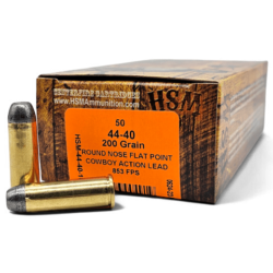 HSM - .44-40 200GR RNFP CAP/CAR LEAD NEW 50Rds