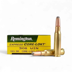 Remington - Core-Lokt 308 Win, 180 gr, Core-Lokt SP 20Rds.